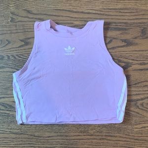 Adidas originals cropped tank top